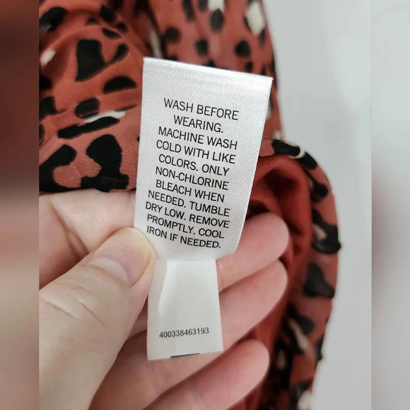 EVRI NWT Womens Pleated Skirt Size 24W Animal Print Chiffon Midi Party Mobwife - Picture 3 of 7